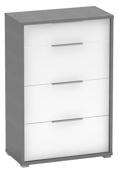 Komoda Hamila NEW TYP 22 (grafit + bílá)