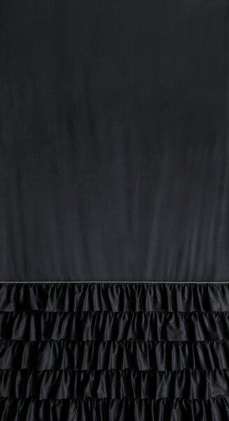 ZATEMŇOVACÍ ZÁVĚS NA KROUŽCÍCH CARLI 140X250 CM ČERNÁ