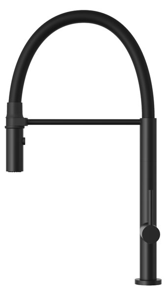 Gamma Vento Slim, vysoká dřezová baterie, černá matná, GMA-BVOS-BK