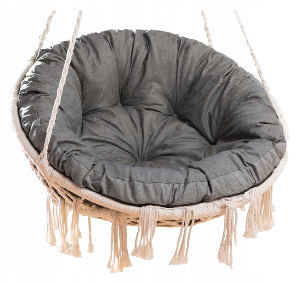 Polštář Hobbygarden 92 x 92 x 8 šedý