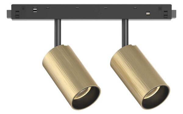Ideal Lux LED reflektor EGO TRACK DOUBLE 3000K Barva: Černá, Stmívání, řízení: ON/OFF (bez stmívání), Varianty: 16W