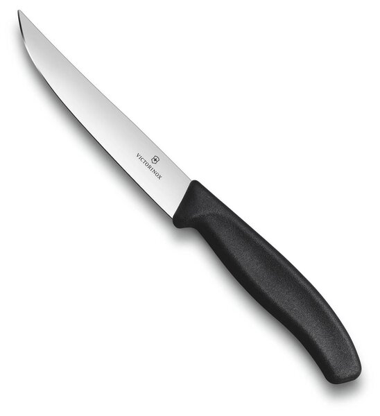 Nůž na steak SWISS CLASSIC 12 cm černý - Victorinox (SWISS CLASSIC steakový nůž, 12 cm černý - Victorinox)