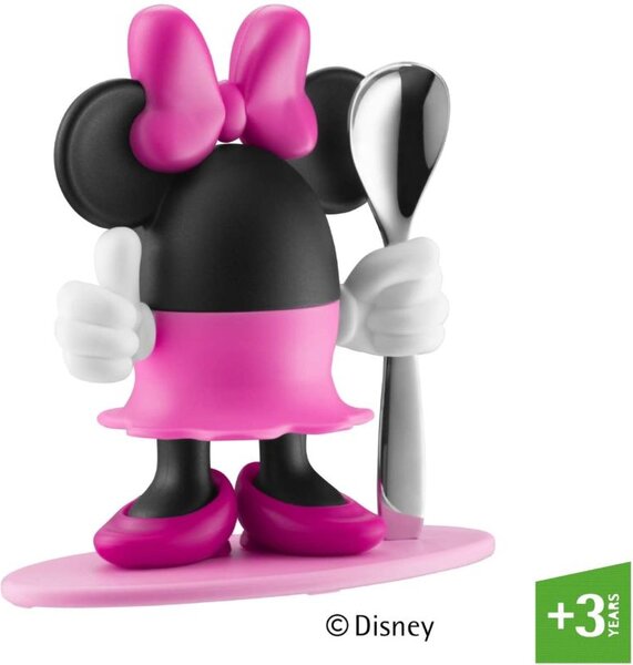 Stojánek na vajíčka Minnie Mouse se lžičkou - WMF (Kalíšek na vajíčko se lžičkou Minnie Mouse - WMF)