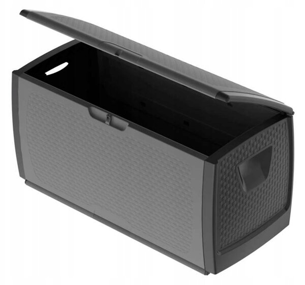 Zahradní úložný box plast 350 l šedý