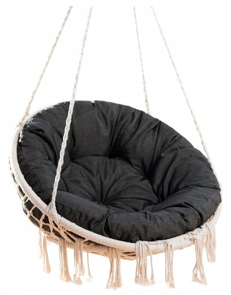 Polštář Hobbygarden 92 x 92 x 8 černý