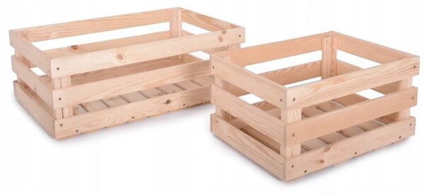 Zahradní úložný box dřevěný 1 l hnědý