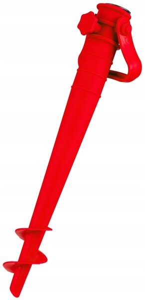 Šroubovací základna pro slunečník Enero 43 cm červená