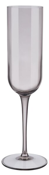 Sada vysokých sklenic na šampaňské FUUM 4ks, hnědofialová - Blomus