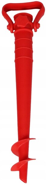 Šroubovací základna pro slunečník Enero 43 cm červená