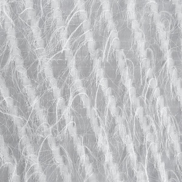 ZÁVĚS NA KROUŽCÍCH LAUREL 140X250 CM BÍLÁ