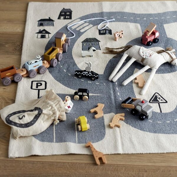 Sada dřevěných autíček Bloomingville Mini Cars