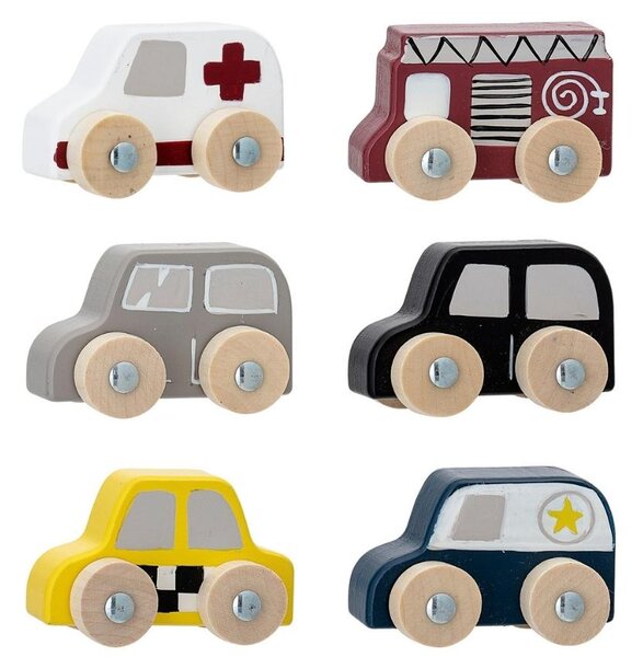 Sada dřevěných autíček Bloomingville Mini Cars