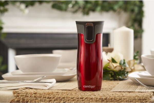 Contigo Termohrnek West Loop 470 ml, Red
