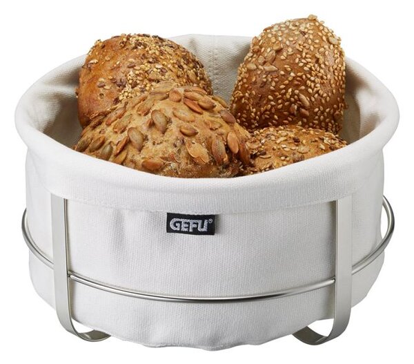 Koš na chléb BRUNCH kulatý bílý - GEFU