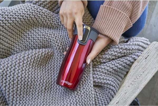 Contigo Termohrnek West Loop 470 ml, Red