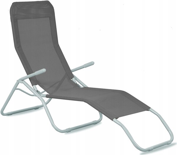 Zahradní lehátko Aga Siesta MC372171G šedé