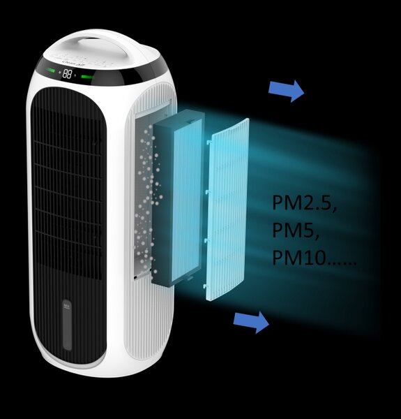 Ochlazovač vzduchu 4v1, čistička vzduchu, zvlhčovač a ventilátor Clean Air Optima CA-106 Smart