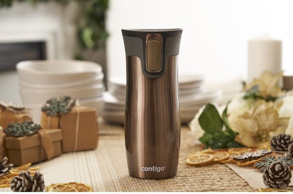 Contigo Termohrnek West Loop 470 ml, Latte