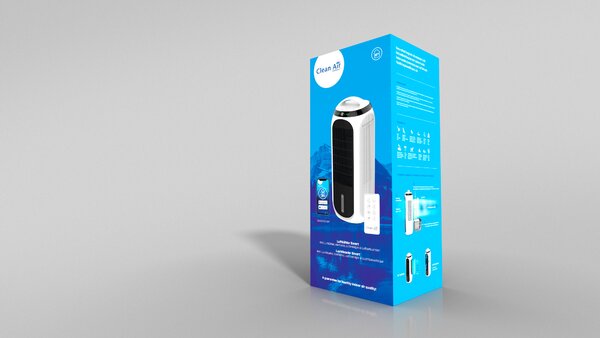 Ochlazovač vzduchu 4v1, čistička vzduchu, zvlhčovač a ventilátor Clean Air Optima CA-106 Smart