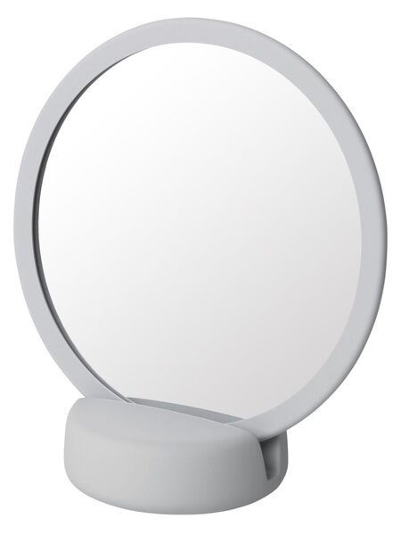 Kosmetické zrcátko SONO, šedobílé - Blomus (SONO stolní kosmetické zrcátko, šedobílé - Blomus)