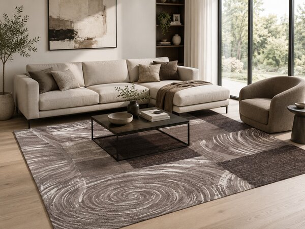 Ayyildiz, Kusový koberec Parma 9220 brown, 80x150, hnědá, chodba / předsíň