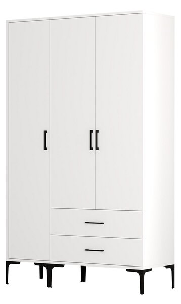 Šatní skříň Kiara ST (bílá). Akce -25%