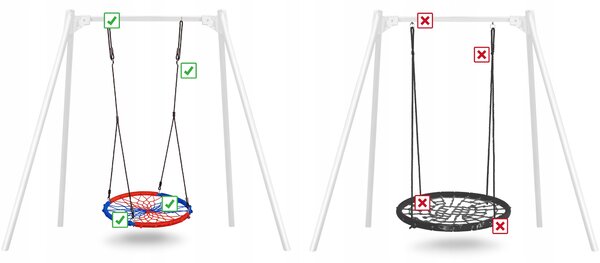 Zahradní houpačka Bocení hnízdo Swingo Neo-Sport – 95 cm, 150 kg