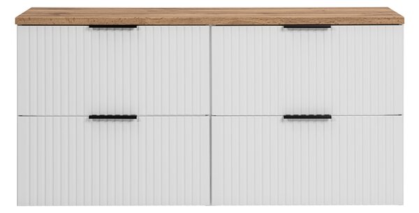 Sestava 2 koupelnových skříněk ADEL WHITE 120 cm