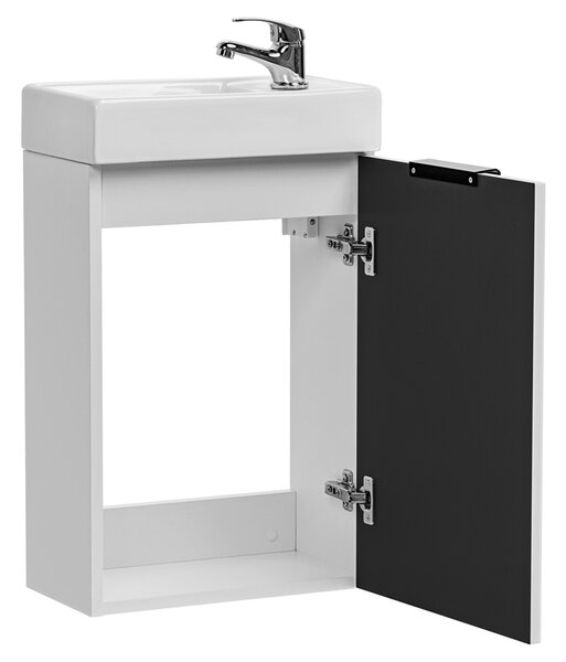 Koupelnová skříňka ADEL WHITE 40 cm + umyvadlo
