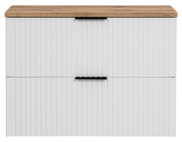 Koupelnová skříňka ADEL WHITE 80 cm + deska