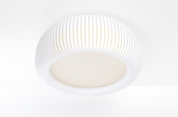 Stropní svítidlo STRIPES 2xE27/40W/230V pr. 55 cm bílá/krémová
