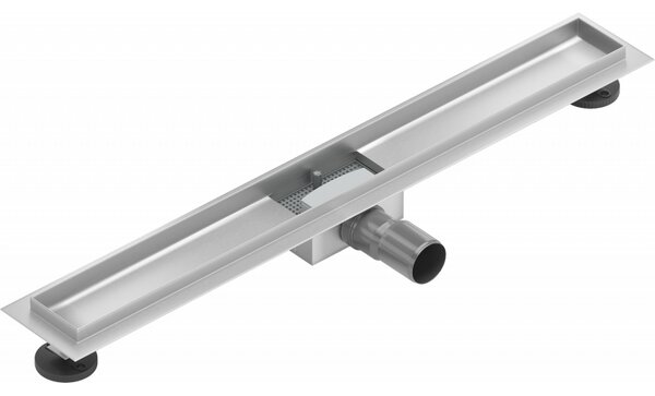 Mexen Flat nerezový sprchový žlab 70 cm - tělo žlabu bez krytu, 1015070