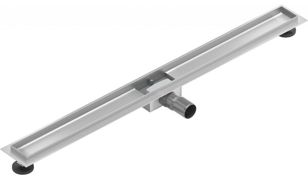 Mexen Flat nerezový sprchový žlab 90 cm - tělo žlabu bez krytu, 1015090