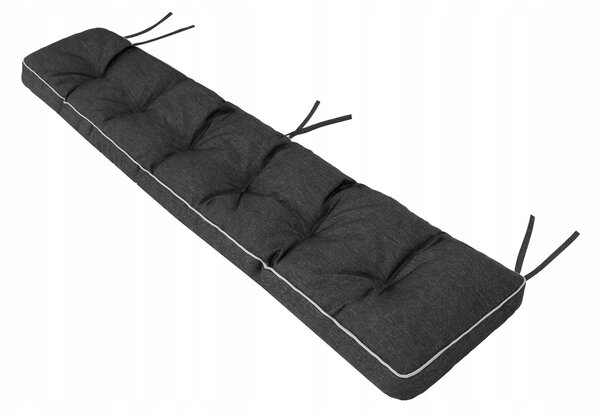 Polštář Hobbygarden 40 x 180 x 8 černý