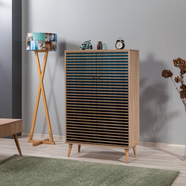 Skříňka Multibox 222 (dub sonoma). Akce -23%