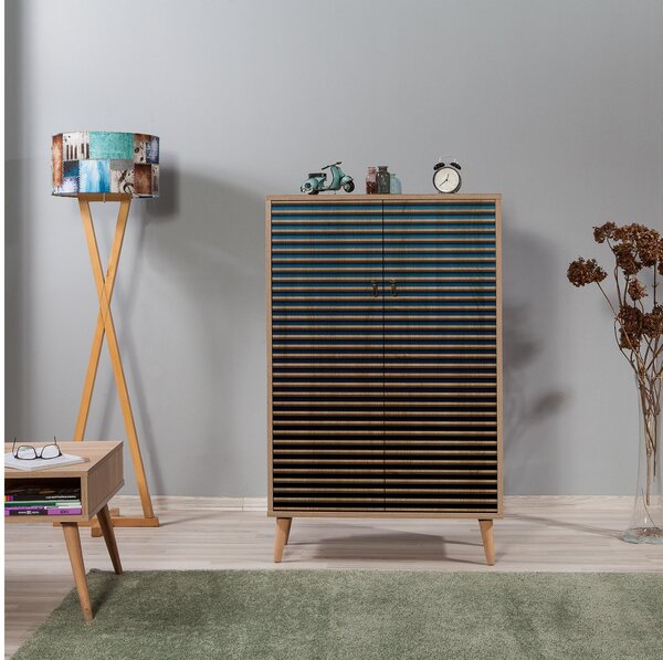 Skříňka Multibox 222 (dub sonoma). Akce -23%
