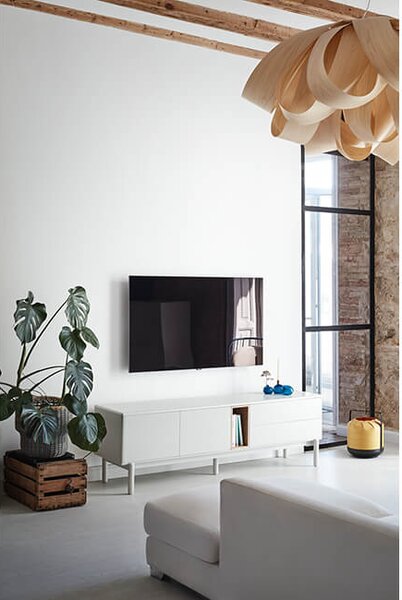 TV SKŘÍŇKA CORVO KRÉMOVÁ 180 X 40 cm
