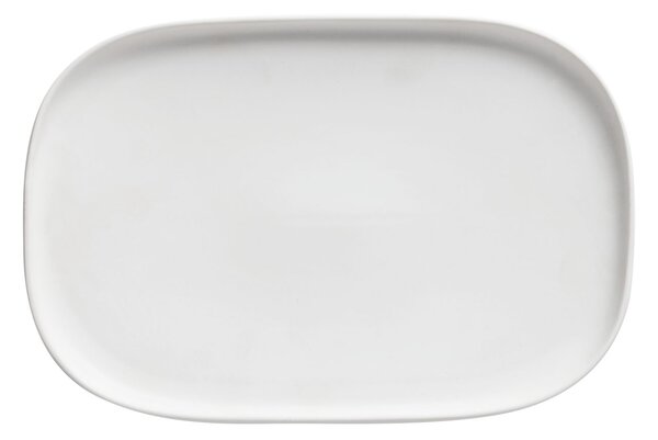 Obdélníkový mělký talíř Elemental 26,5 x 18 cm bílý - Maxwell&Williams (Elemental bílý porcelánový obdélníkový plochý talíř 26,5 x 18 cm - Maxwell&Williams)
