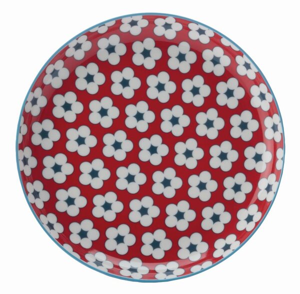 Dezertní talíř Cotton Bud 18,5 cm červený - Maxwell&Williams (Cotton Bud červený Dezertní talíř 18,5 cm - Maxwell&Williams)
