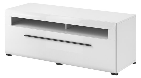 TV stolek Tashia Typ 40 (bílá + vysoký lesk bílý). 1030191
