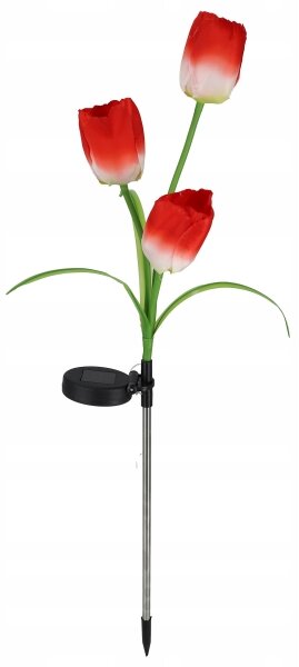 LED RGB Solární dekorační svítidlo 3xLED/3,7V 200 mAh IP44 tulipán