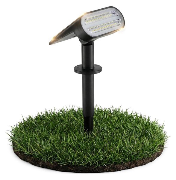 LED Solární lampa 2v1 LED/3,7V 1200 mAh IP54 černá