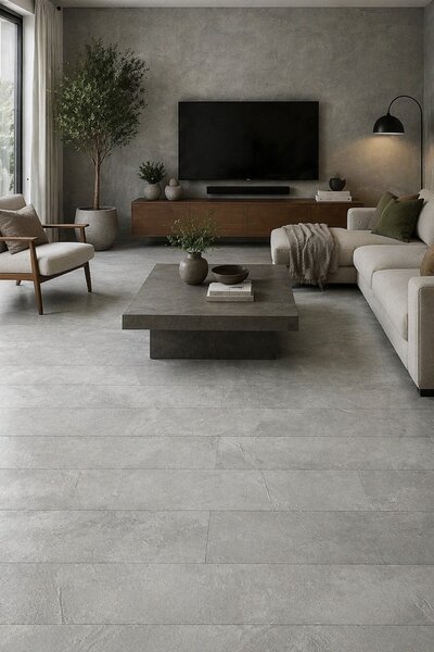 Vinylová podlaha Canadian Deign Dry Back Beton light grey 152,4x914,4mm (3,6232m2)