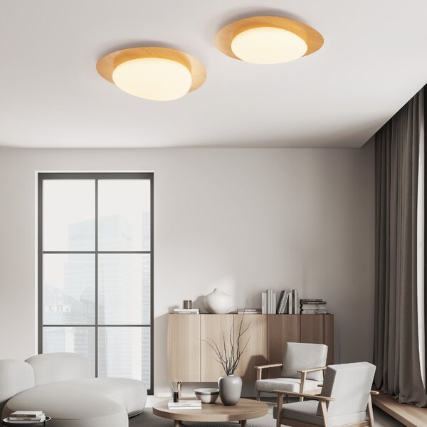Nova Luce Kovové stropní LED světlo Nimbus 42,5 x 47 cm