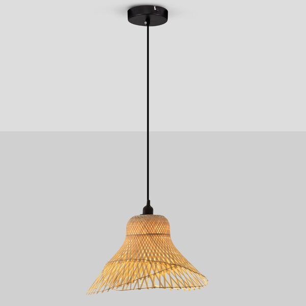 -25 % Dny MOMENTI– Nova Luce Ratanové závěsné světlo Aura 45 cm