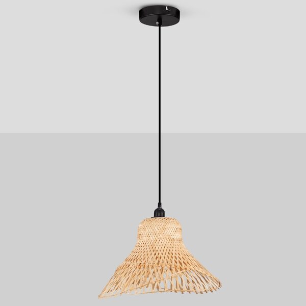-25 % Dny MOMENTI– Nova Luce Ratanové závěsné světlo Aura 45 cm