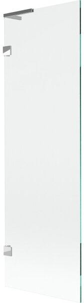 Mexen, Mexen Lunar L 1-křídlová vanová zástěna 60 x 150 cm, transparentní, chrom - 897L-060-000-01-00