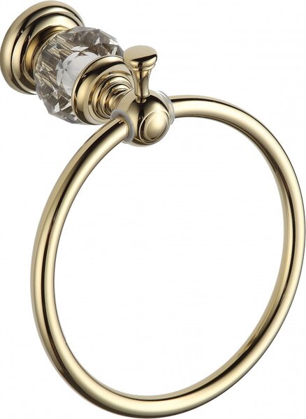 Mexen příslušenství, ESTELA držák na ručníky Ring, zlatá, 7011532-50