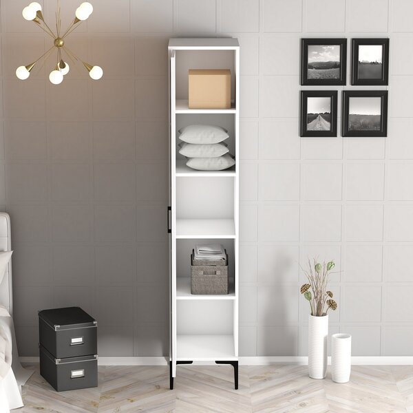 Šatní skříň Kiara R (bílá). Akce -25%