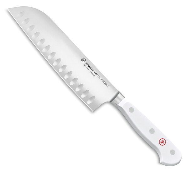 Santoku Japonský nůž CLASSIC White 17 cm - Wüsthof Dreizack Solingen (Nůž Santoku CLASSIC White 17 cm, dárkové balení - Wüsthof Dreizack Solingen)